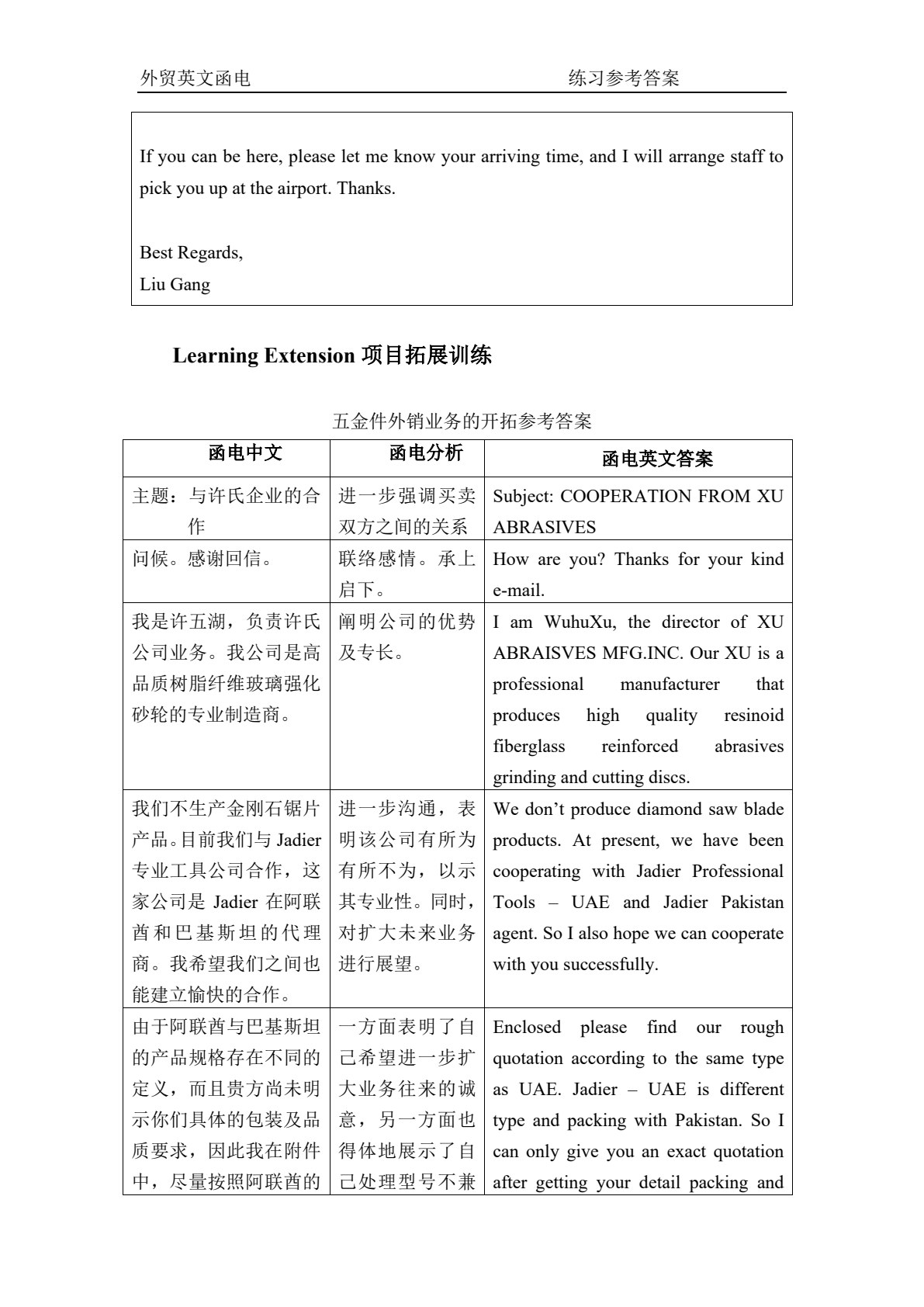 外贸英文函电