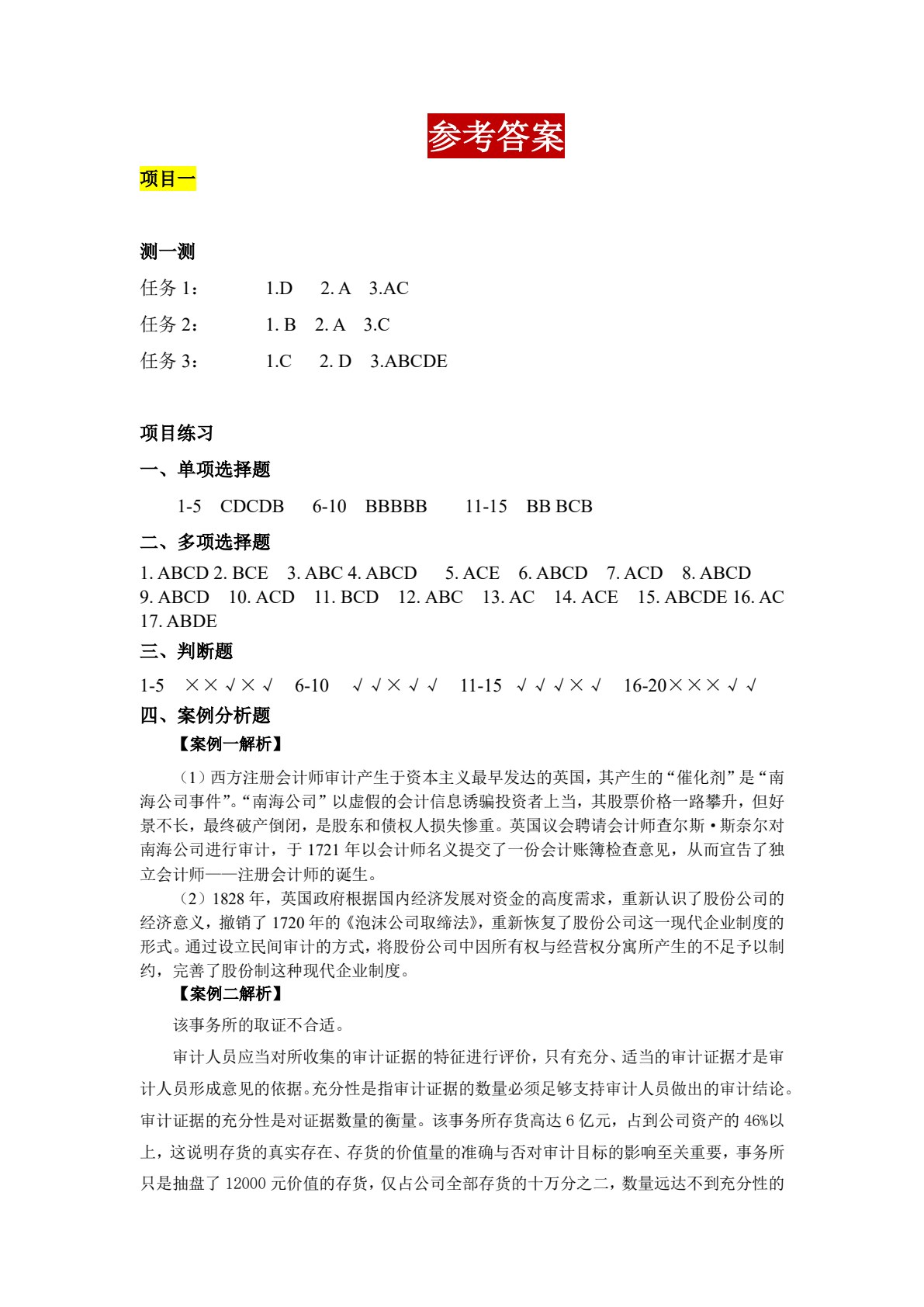 审计实务