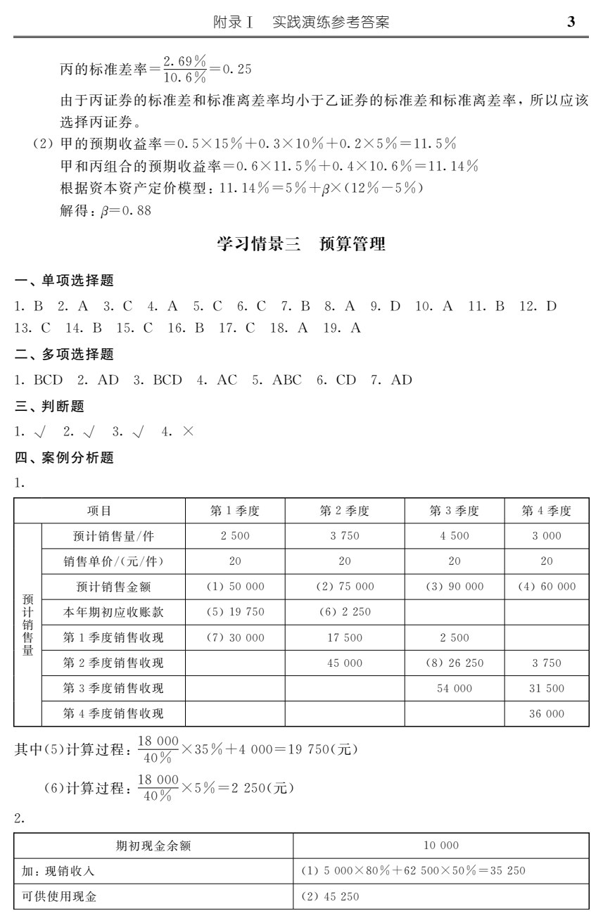 财务管理&mdash;&mdash;原理、案例与实践