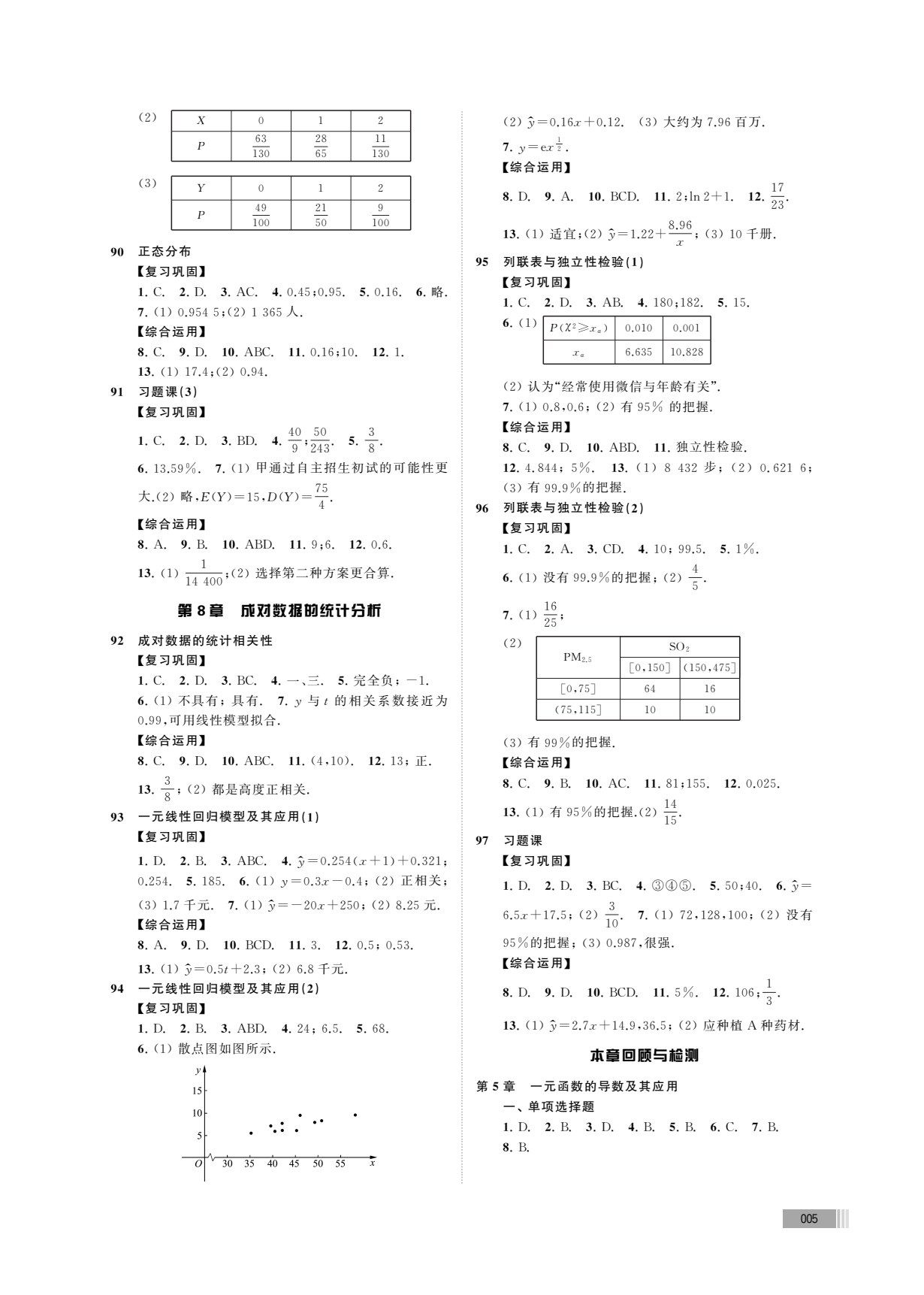 高中数学训练与探索（选择性必修下册）