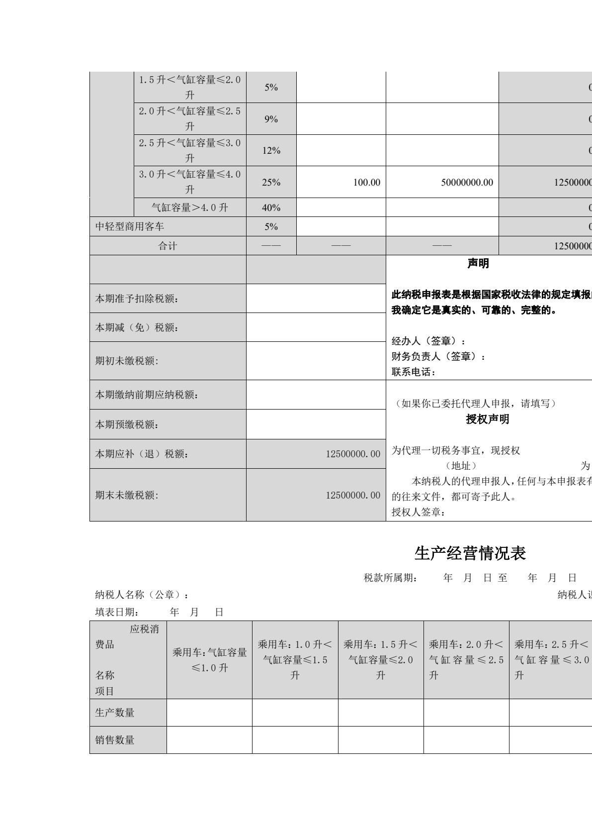 税费计算与申报职业能力训练