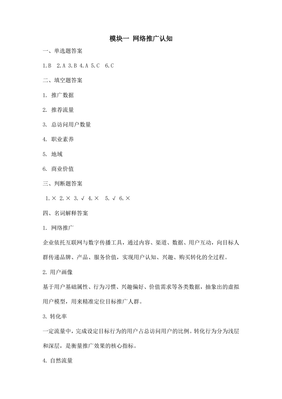 网络推广实务